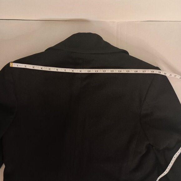 DLA Quarterdeck Enlisted Black Wool Double Breasted Peacoat Men’s Size 38R EUC - Picture 11 of 16